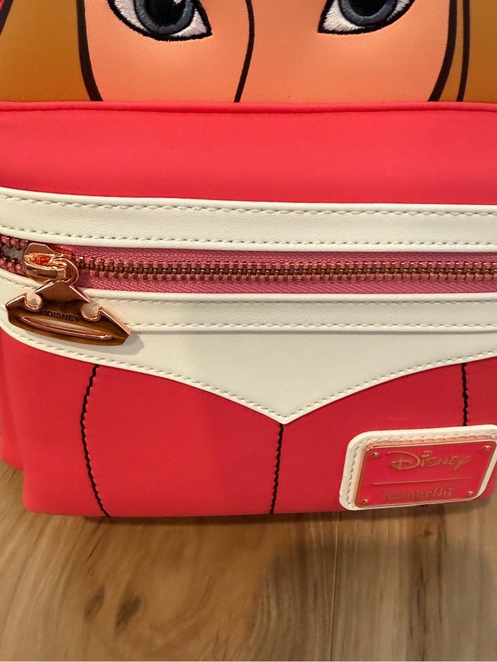Disney Loungefly NEW Sleeping Beauty Aurora Face Pink Mini Backpack Collectible - Picture 3 of 10